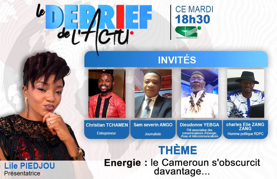 DEBRIEF DE L’ACTU du Mardi 15/11/2022 THEME: ENERGIE: Le Cameroun s’obscurcit davantage